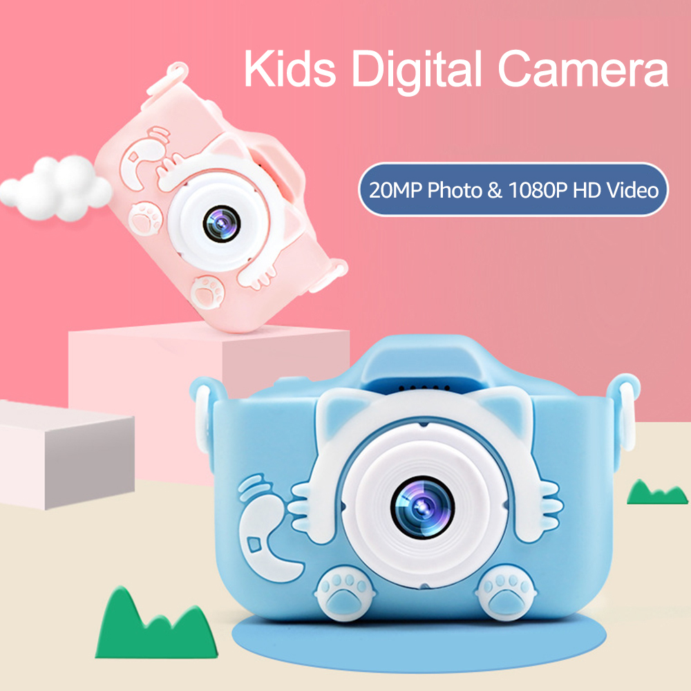 Kids Cameras Digital 2 Inch Screen Instant Small Camera Digital Mini SLR Cute Toy for Children's Camera Christmas Gifts