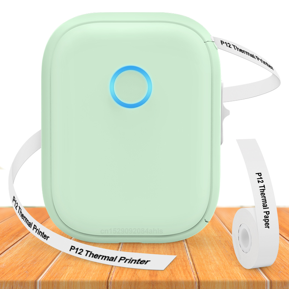 Mini Portable Printer for Mobile Thermal Adhesive Label Printer for Stickers Pocket Labeling Maker Machine Wireless