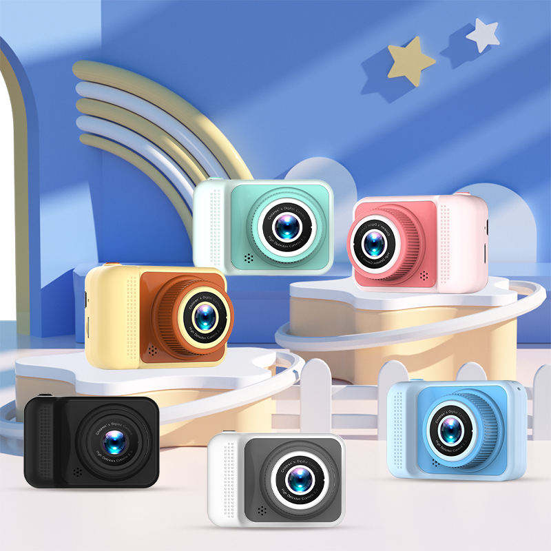 2 Inch Screen Hd Slr Camera Children Cartoon Mini Portable Digital Camera Toys Cute Fox Kids Camera