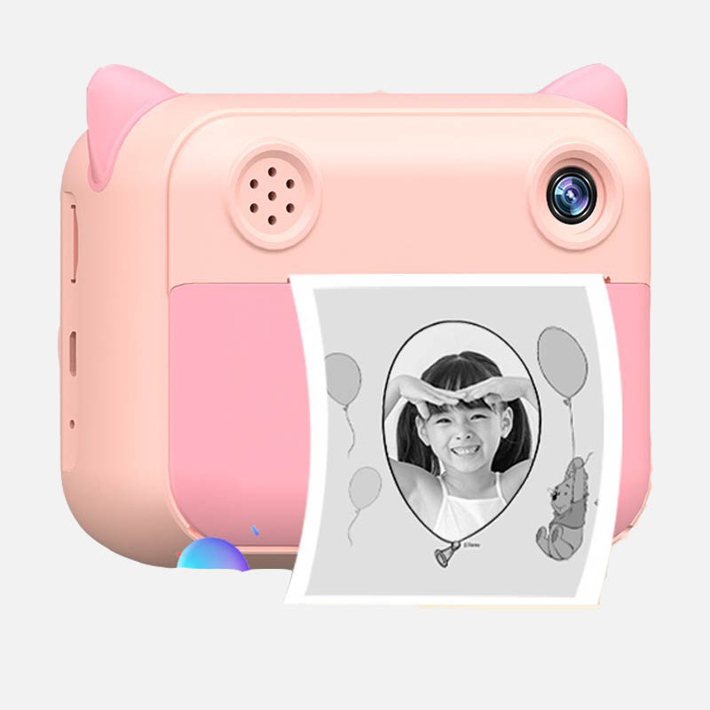 Mini Toy Kids Cameras 2.4" IPS HD Portable Fast Instant Printing Camara Infantil Printer Photo Children's Camera