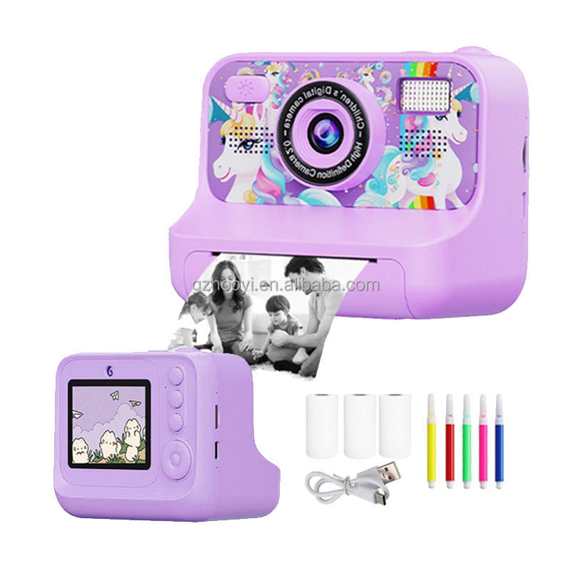 Y3 100MP CMOS Kids Print Camera, Max 128GB TF Card