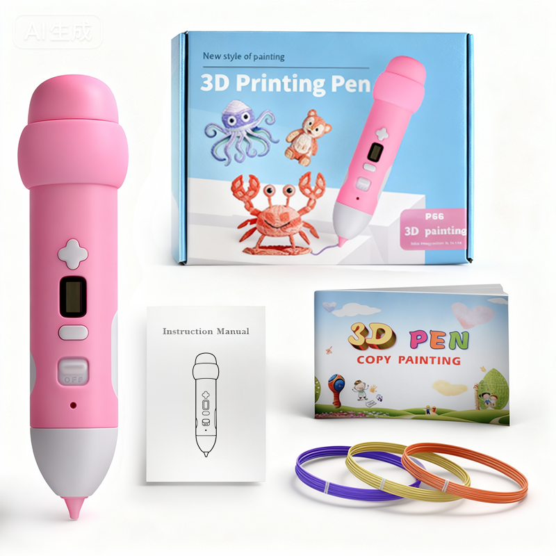 P66 Wireless 3D Art Printing Pen Home Entertainment Handmade Toy