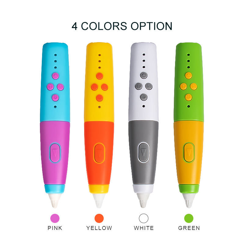 P19  Kids Custom Creative 3D Printing Pen Pcl 3d Plastic Drawing Pen 