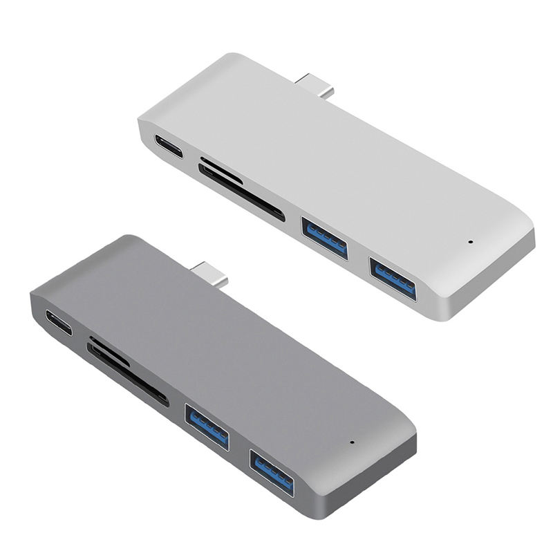 XY-2 Type-C To USB3.0X2 HUB +PD+SD/TF