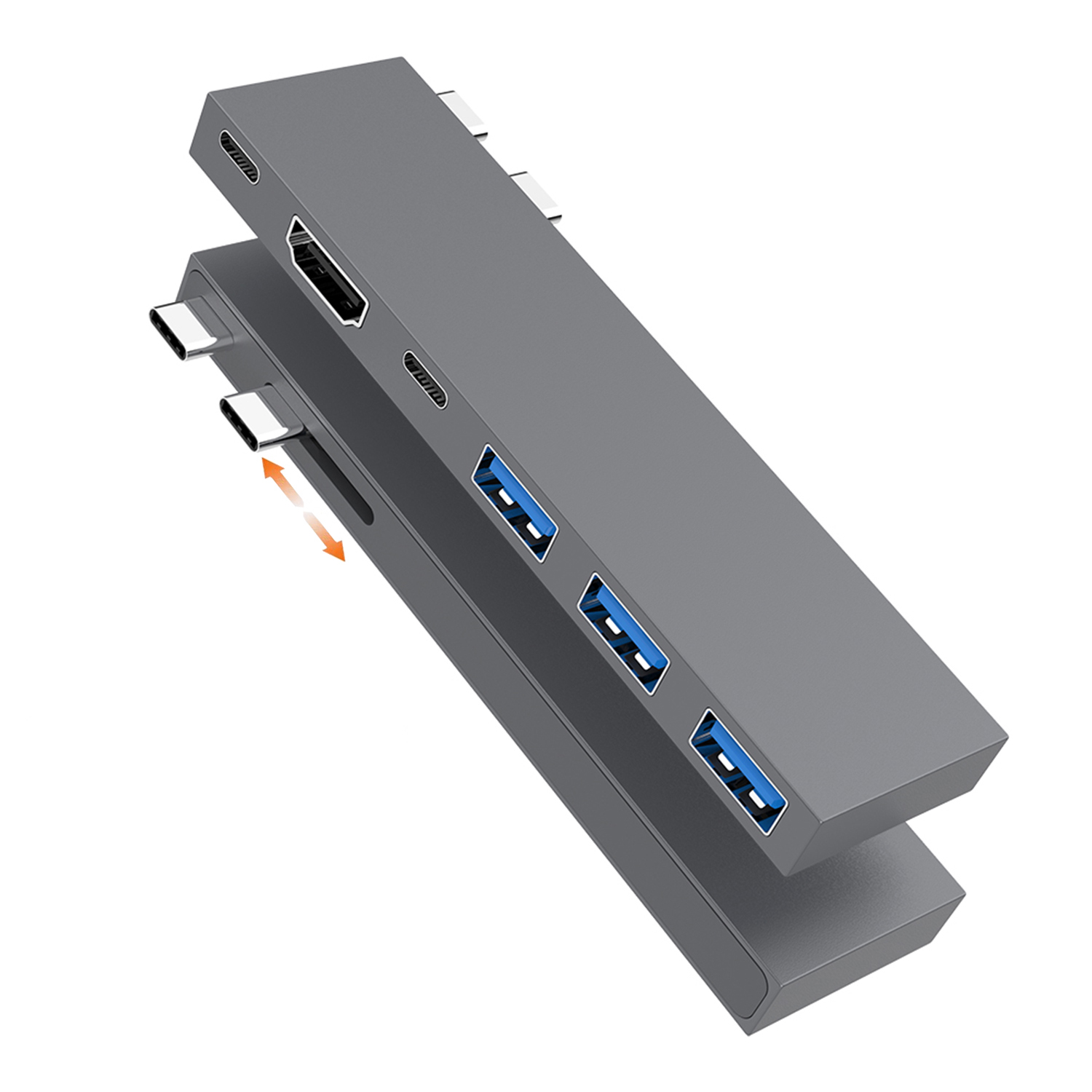XY-12 MacBook Multiport Adapter (HDMI + Triple USB + PD)