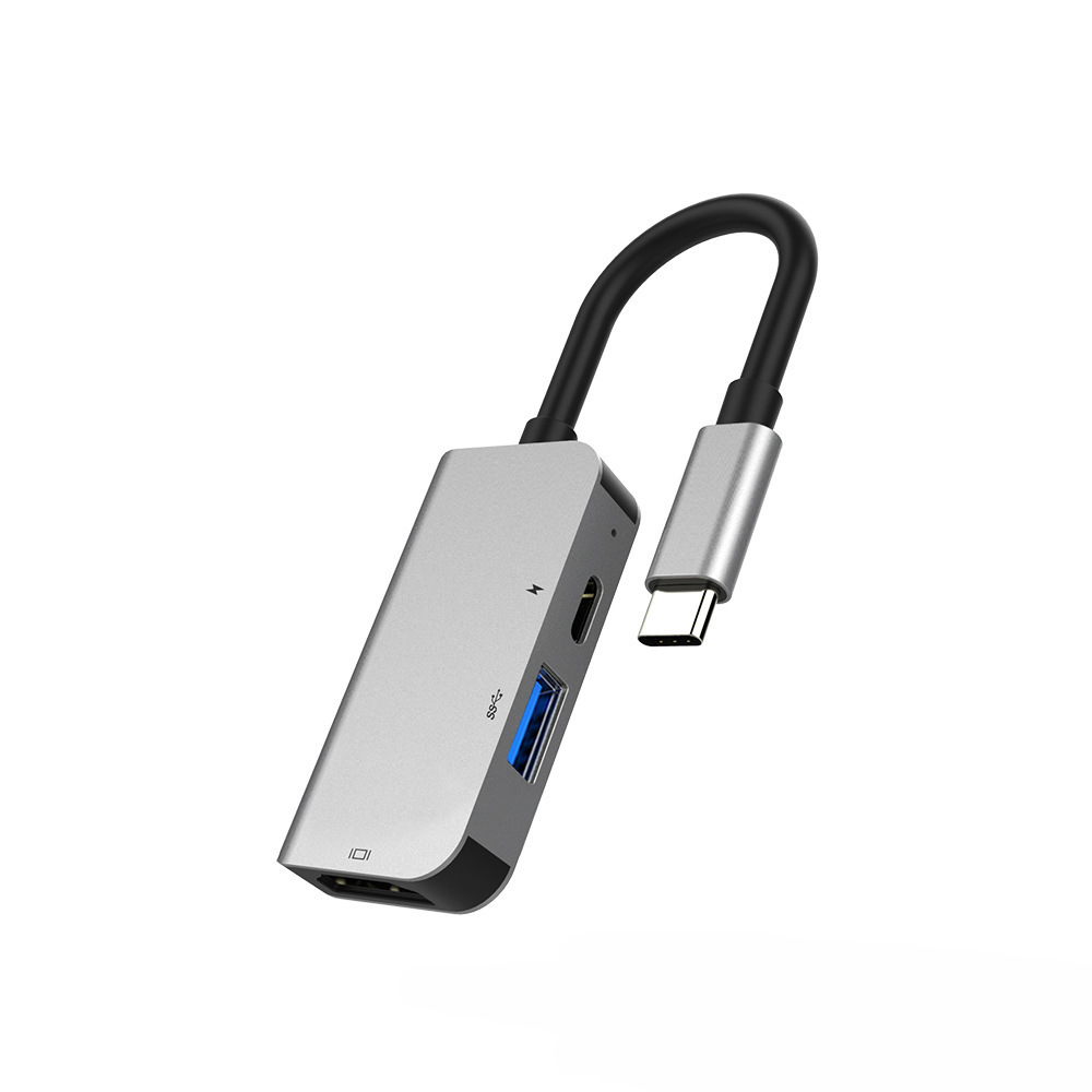 XY-14 Compact 3-Port USB-C to HDMI Adapter
