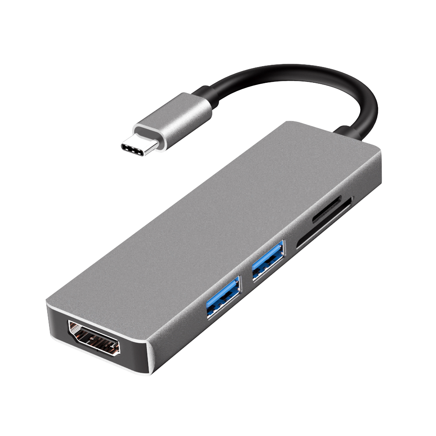 XY-23 USB Hub Type-C 5-in-1 Docking Station
