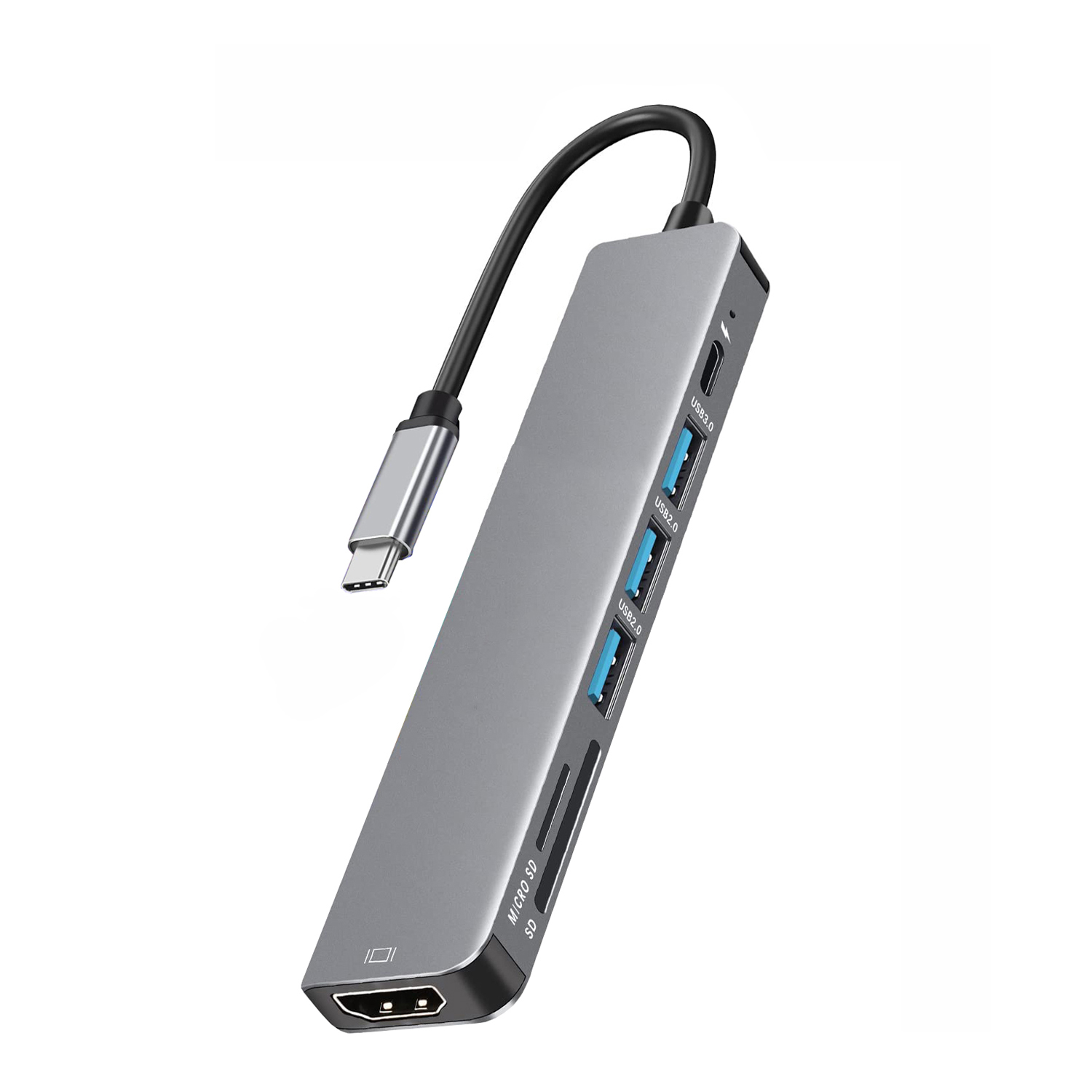 XY-31 Multiport Dock USB 3.0 Type-C SD TF PD 100w Charging HDTV 4k30hz Type c Docking Station for Laptop