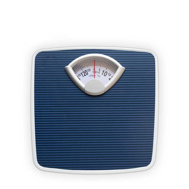 W14 Anti-slip Strong Base Mechanical Bathroom Scales Body Weighing Scale Household Mechanical Platform Scale 130kg