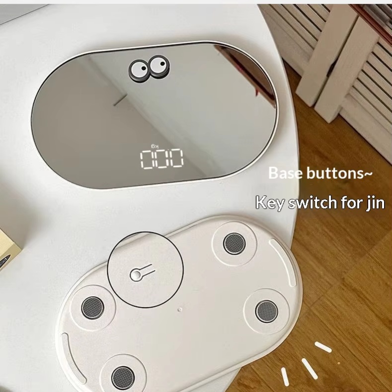 W20 Mini Digital Four-Point Weight Scale Charging for Body Fat Scale Household Weight Loss Dormitory Student