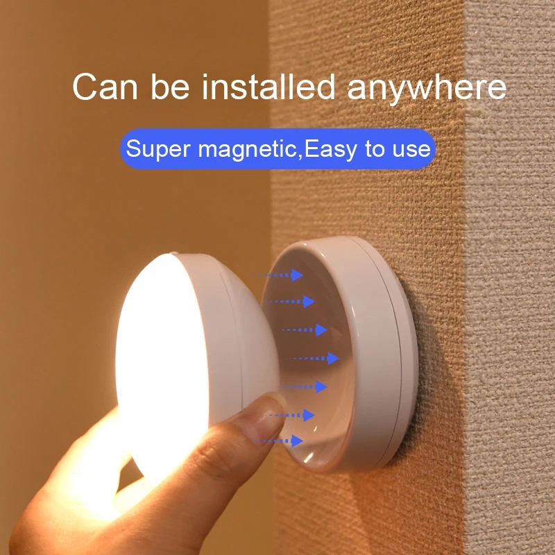 B023 Intelligent Induction Lamp With Rotating Base 360° Rotated Wall Lights