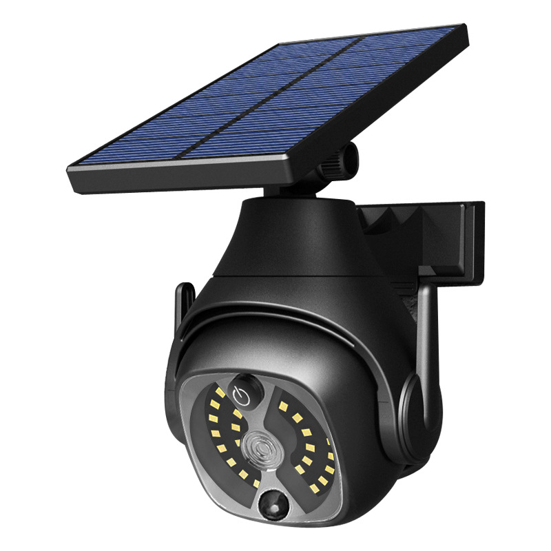B032 Solar-Powered Dummy Camera Light, 300LM Outdoor Motion Light