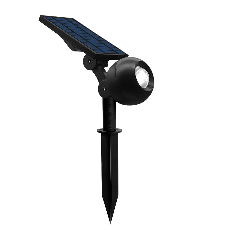 B033 Solar-Powered RGB Garden Lights, 9 Colors & Auto On/Off